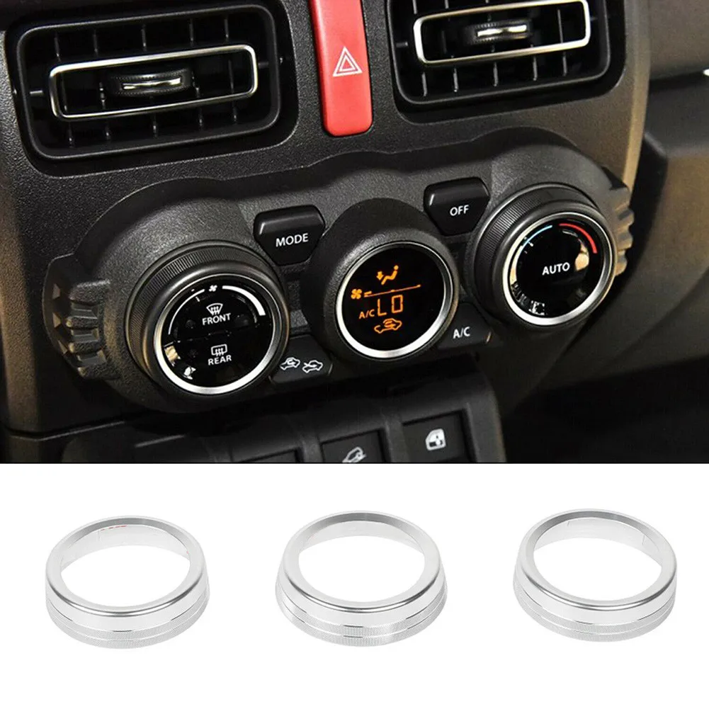 For Suzuki Jimny 2019 2020 Air Conditioning Knob Trim Button Ring Accessories Aluminum Alloy Durable
For Suzuki Jimny 2019 2020 Air Conditioning Knob Trim Button Ring Accessories Aluminum Alloy Durable