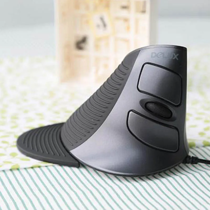 Delux M618GX Ergonomic Vertical Wireless Mouse 6 Buttons 1600DPI Optical Mice With 3 Colors Silicon Rubber Case For PC Laptop
Delux M618GX Ergonomic Vertical Wireless Mouse 6 Buttons 1600DPI Optical Mice With 3 Colors Silicon Rubber Case For PC Laptop