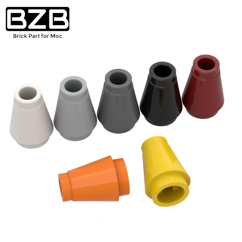 

BZB MOC 59900 1x1 Conical Brick 4589 6188 Creative High Tech Building Block Model Kids Toys DIY Brick Parts Best Gifts