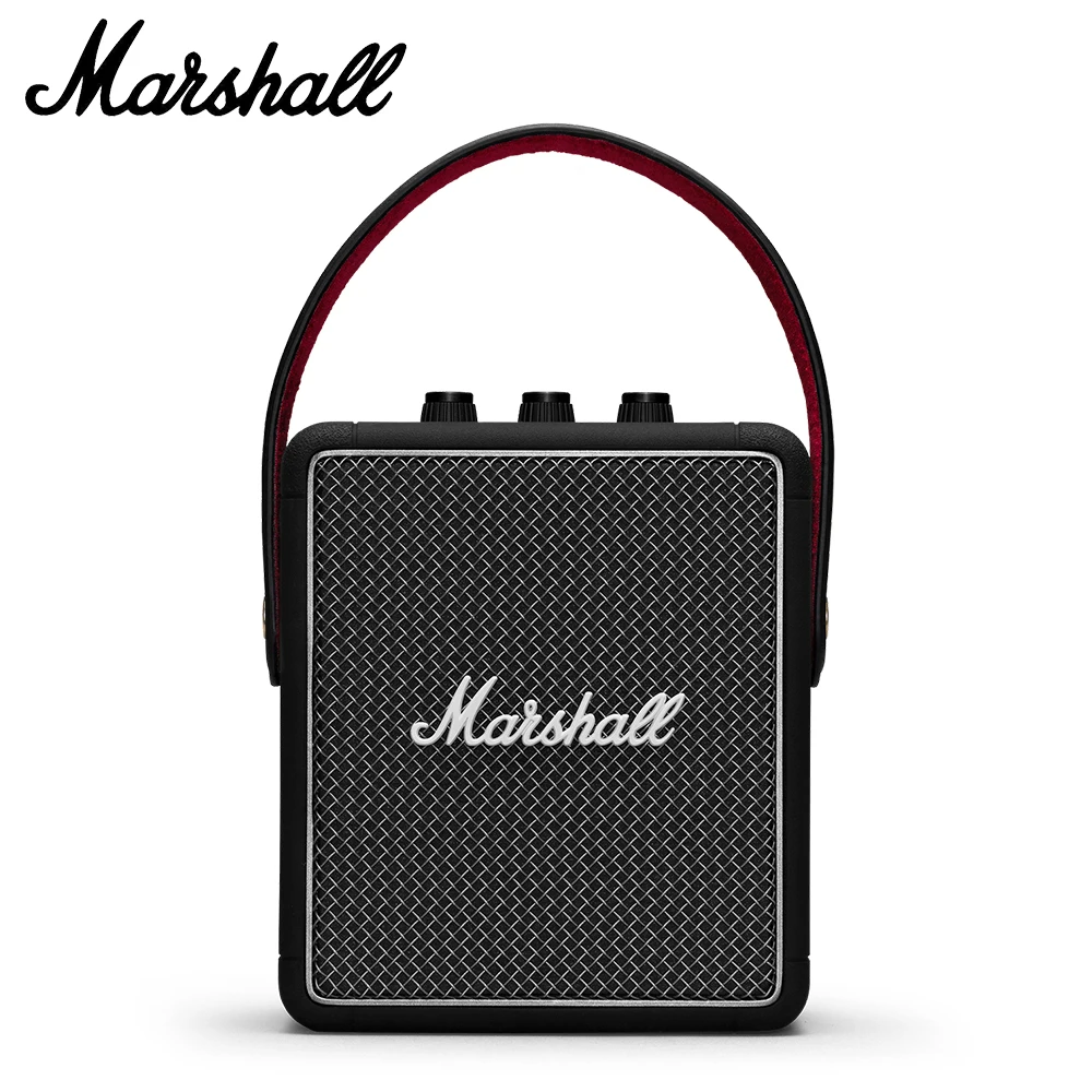 

Портативный Bluetooth-динамик Marshall Stockwell II 5.0, беспроводная уличная дорожная Колонка IPX4, водонепроницаемая колонка с глубокими басами и сабвуфер...