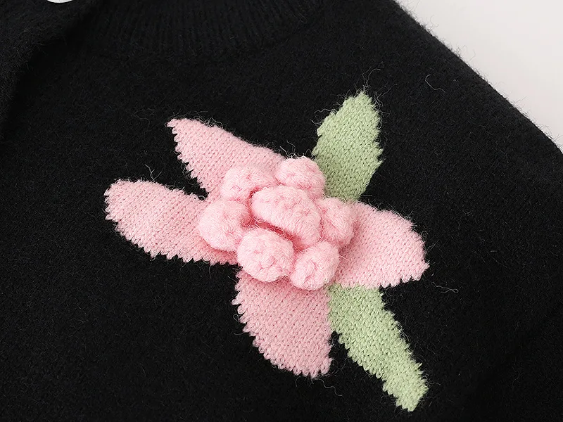 Luxury Hook Knitted Cardigan Autumn Retro Heavy 3D Flowers Crocheted Sweater Coat Loose Long Sleeve Jacket Crop Tops Sueter
Luxury Hook Knitted Cardigan Autumn Retro Heavy 3D Flowers Crocheted Sweater Coat Loose Long Sleeve Jacket Crop Tops Sueter