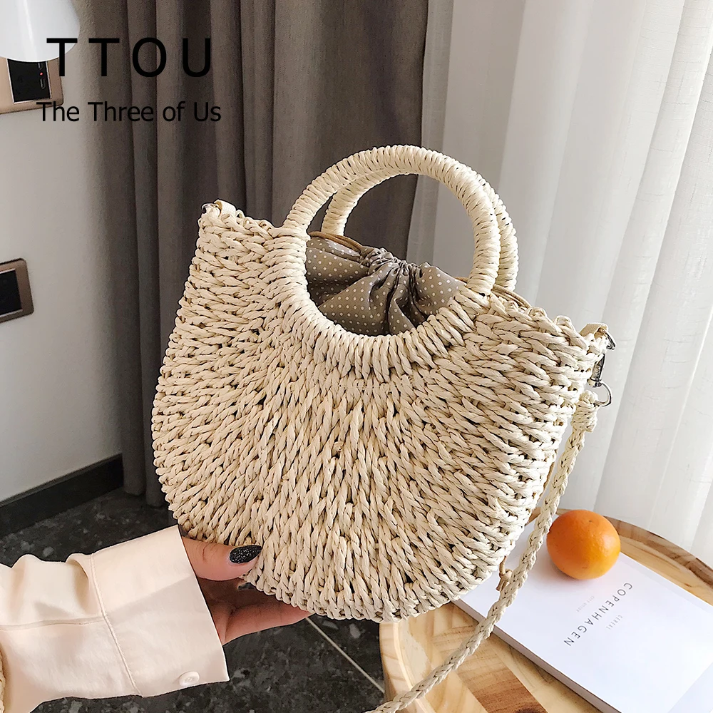 2020 Summer Handmade Small Shoulder Knitter Women Bags Straw Beach Simple Tote Bag Ladies Casual Holiday Wicker Rattan Bags
2020 Summer Handmade Small Shoulder Knitter Women Bags Straw Beach Simple Tote Bag Ladies Casual Holiday Wicker Rattan Bags