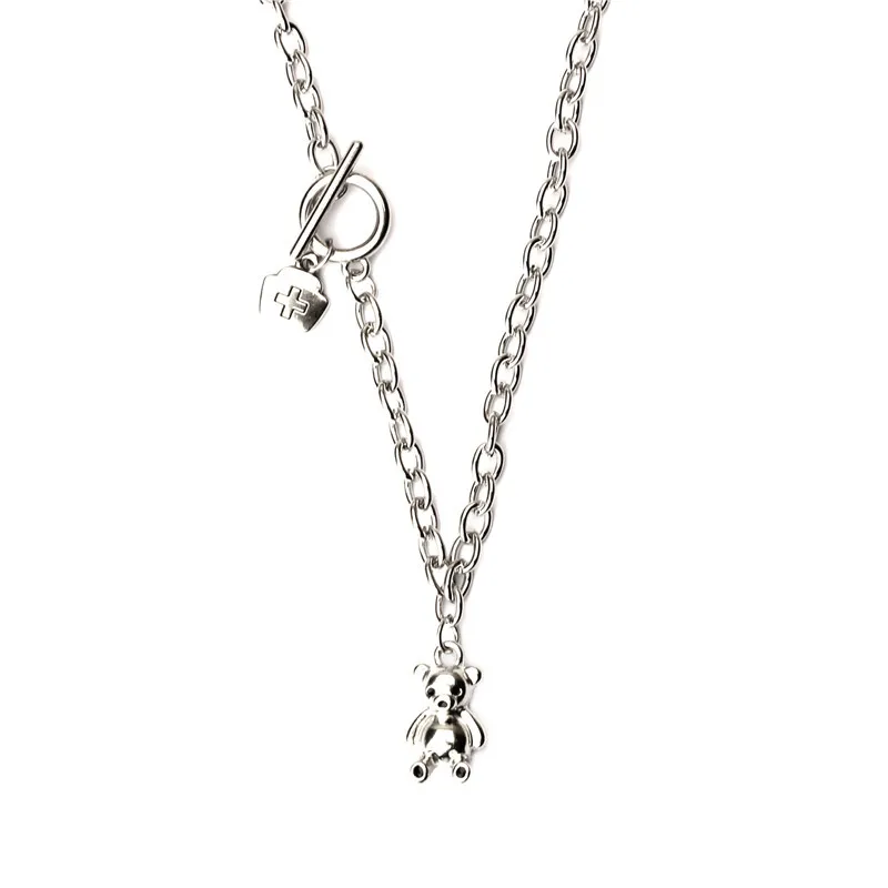 Original Nurse Bear Stainless Steel Chain Necklace for Women Fashion Lovely Choker Pendant Jewelry Girl Valentine Day Gift
Original Nurse Bear Stainless Steel Chain Necklace for Women Fashion Lovely Choker Pendant Jewelry Girl Valentine Day Gift