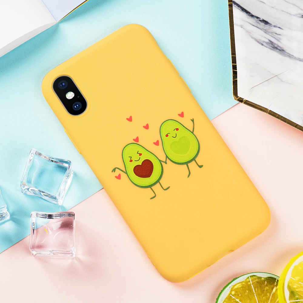Чехол для телефона с рисунком авокадо iPhone 11 Pro XS MAX XR X 7 8 6 6s Plus мягкий силиконовый