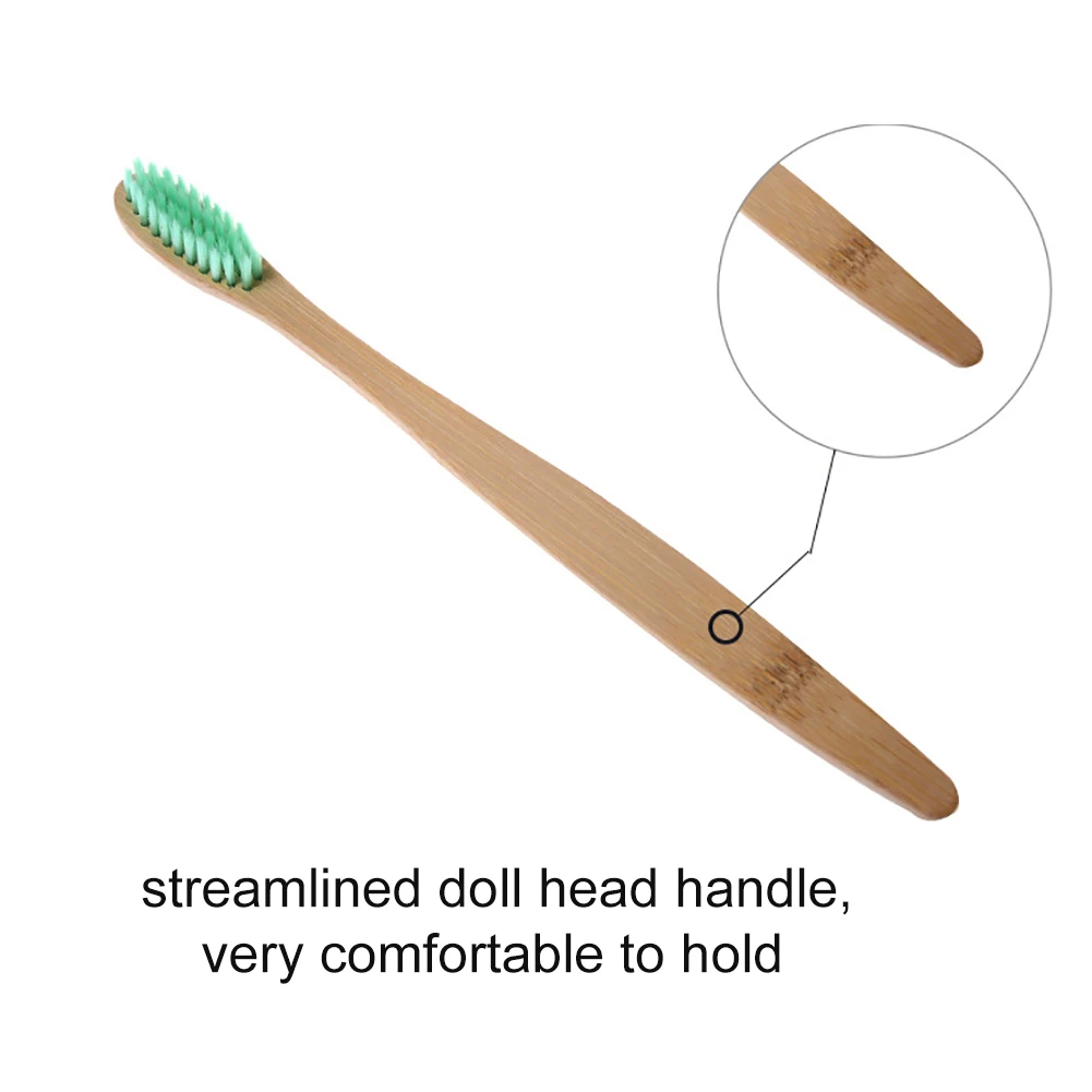 10Pcs Flat Bamboo Handle Home Adult Soft Bristles Teeth Gum Care Toothbrushes Environmentally friendly, odorless material, safe
10Pcs Flat Bamboo Handle Home Adult Soft Bristles Teeth Gum Care Toothbrushes Environmentally friendly, odorless material, safe