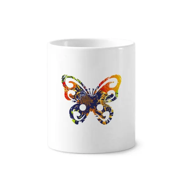 Butterflies with Floral Pattern Graffiti Toothbrush Pen Holder Mug White Ceramic Cup 12oz 
Butterflies with Floral Pattern Graffiti Toothbrush Pen Holder Mug White Ceramic Cup 12oz