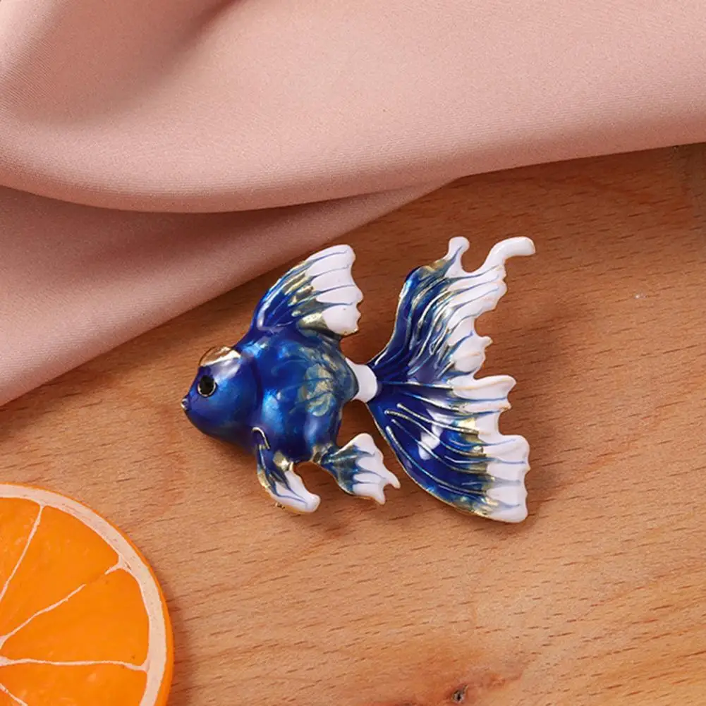 Lapel Brooch Delicate Accessory Long Lasting Bright Color Blue Fish Brooch Pin Cap Decor Brooch Pin Brooch Pin
Lapel Brooch Delicate Accessory Long Lasting Bright Color Blue Fish Brooch Pin Cap Decor Brooch Pin Brooch Pin
