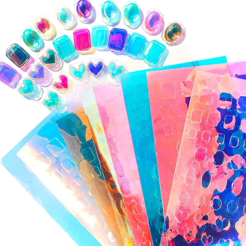 1 Sheets Aurora Film Broken Glass Nail Foils Ice Cube Nail Stickers 3D Nail Foils Laser Film Nail Decoration Manicure Beauty
1 Sheets Aurora Film Broken Glass Nail Foils Ice Cube Nail Stickers 3D Nail Foils Laser Film Nail Decoration Manicure Beauty