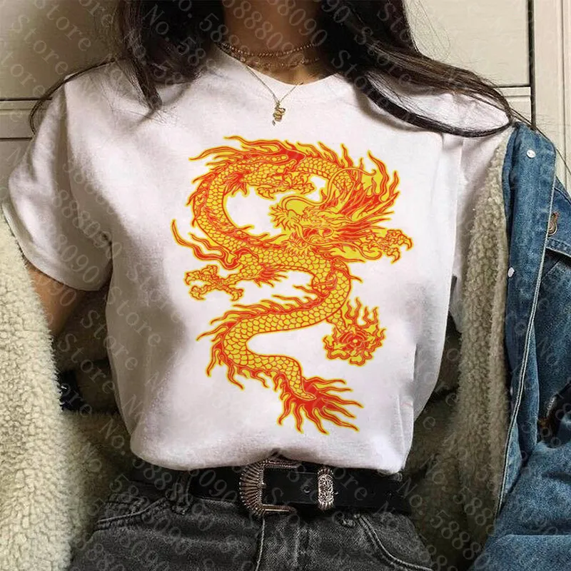 Women's T-shirt Hip Hop Streetwear Tops Women Ulzzang Harajuku Kawaii Chinese Dragon Print TShirt New Summer Graphic Tees Female
Women's T-shirt Hip Hop Streetwear Tops Women Ulzzang Harajuku Kawaii Chinese Dragon Print TShirt New Summer Graphic Tees Female