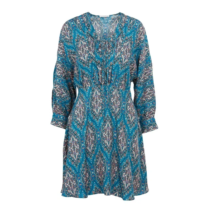Sandro2020 new winter womenswear dazzle colour lake blue printing SFPRO01407 youth fashion dress
Sandro2020 new winter womenswear dazzle colour lake blue printing SFPRO01407 youth fashion dress