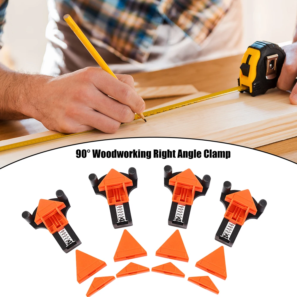 90 Degree Right Angle Clamp Fixing Clips Portable Picture Frame Corner Clamp for Woodworking Positioning Fixture Hand Tools
90 Degree Right Angle Clamp Fixing Clips Portable Picture Frame Corner Clamp for Woodworking Positioning Fixture Hand Tools