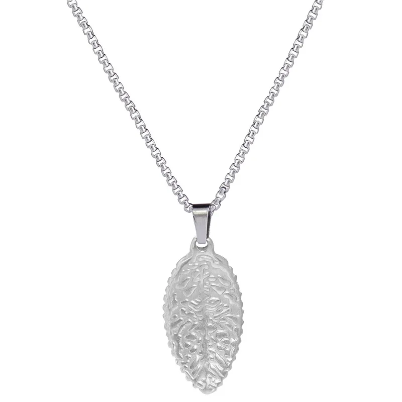Stainless Steel Leaves Shape Pendant Necklace For Women Men Clavicle Chain 2020 Trend Gothic Punk Hip Hop Jewelery Party Gift
Stainless Steel Leaves Shape Pendant Necklace For Women Men Clavicle Chain 2020 Trend Gothic Punk Hip Hop Jewelery Party Gift