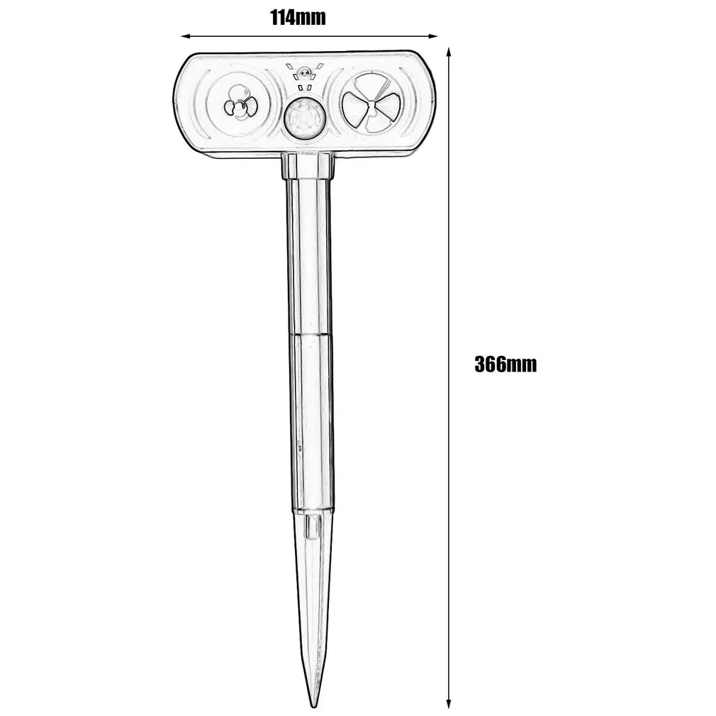 2018 High Quality Green Garden Cat Dog Pest Repeller Solar Power Ultra Sonic Scarer Frighten Animal Repellent Outdoor Use
2018 High Quality Green Garden Cat Dog Pest Repeller Solar Power Ultra Sonic Scarer Frighten Animal Repellent Outdoor Use