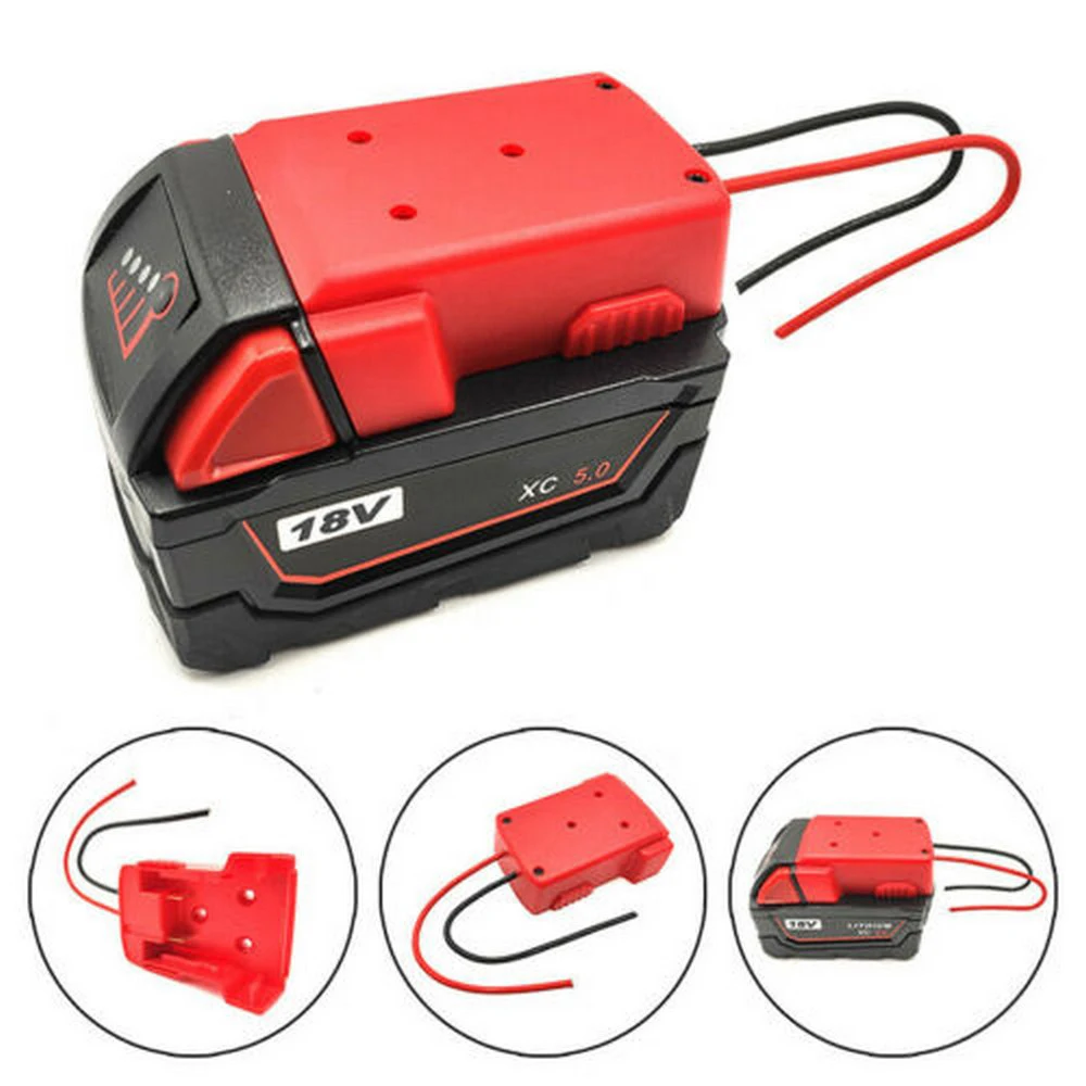 

Battery Adapter With Fixing Holes For Milwaukee Dewalt 60V/20V/18V DCB M18 XC18 Power Connector Power Tool Accessories