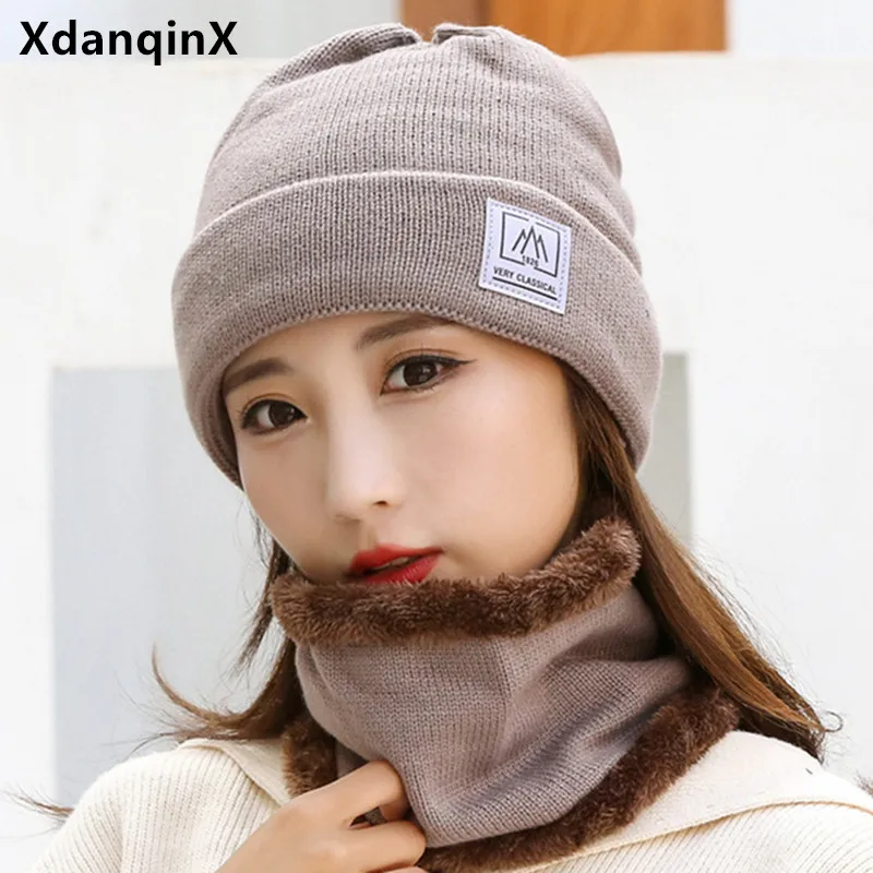 Winter Women's Hat Plus Velvet Thick Warm Beanie Cold Proof Ear Protection Hats Knitted Woolen Sports Cap Girls Ski Hat With Bib
Winter Women's Hat Plus Velvet Thick Warm Beanie Cold Proof Ear Protection Hats Knitted Woolen Sports Cap Girls Ski Hat With Bib