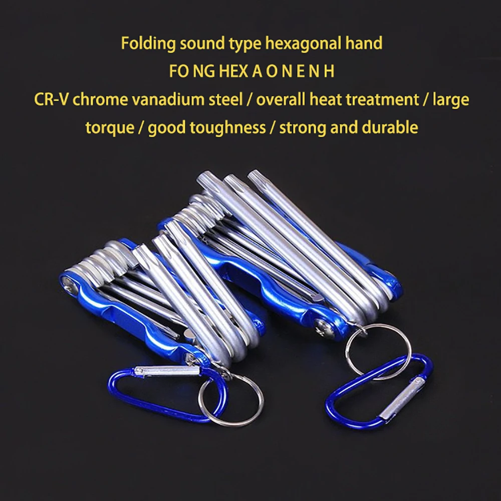 Folding Allen Allen Multifunction Wrench Inch Allen Hole Hole Flower Shaped Universal Wrench Durable Maintenance Hand Tool Kit
Folding Allen Allen Multifunction Wrench Inch Allen Hole Hole Flower Shaped Universal Wrench Durable Maintenance Hand Tool Kit