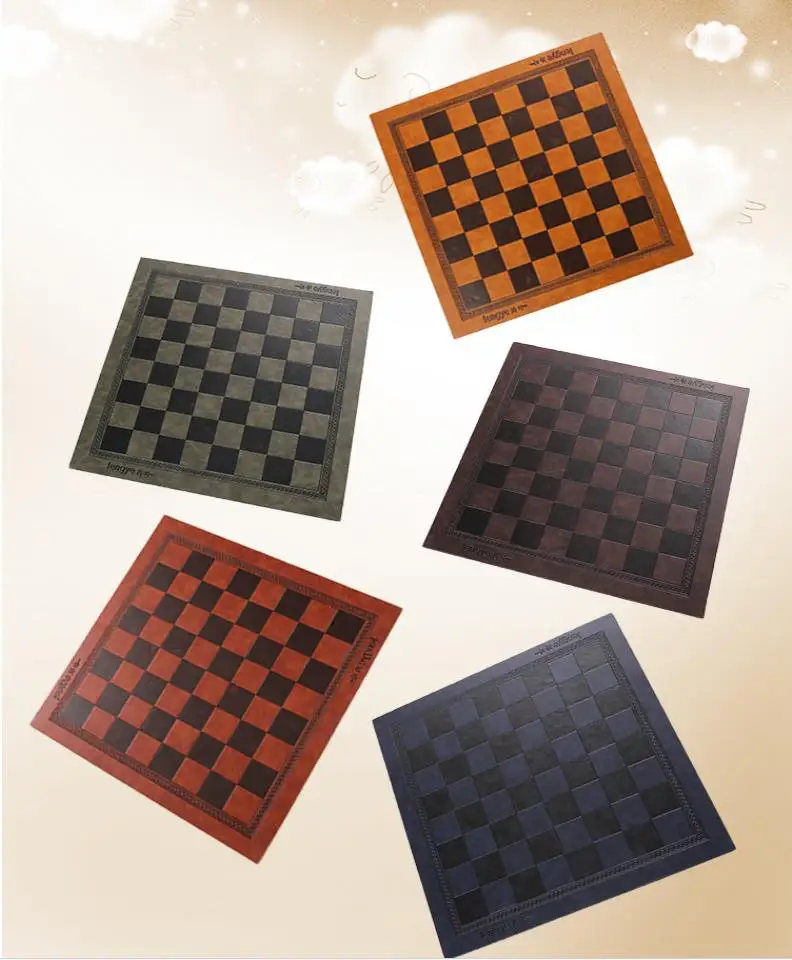 PVC Leather International Chess Mat Checkers Board Embossed Design Game Portable Universal Luxury Intellectual Gobang Pieces Mat
PVC Leather International Chess Mat Checkers Board Embossed Design Game Portable Universal Luxury Intellectual Gobang Pieces Mat