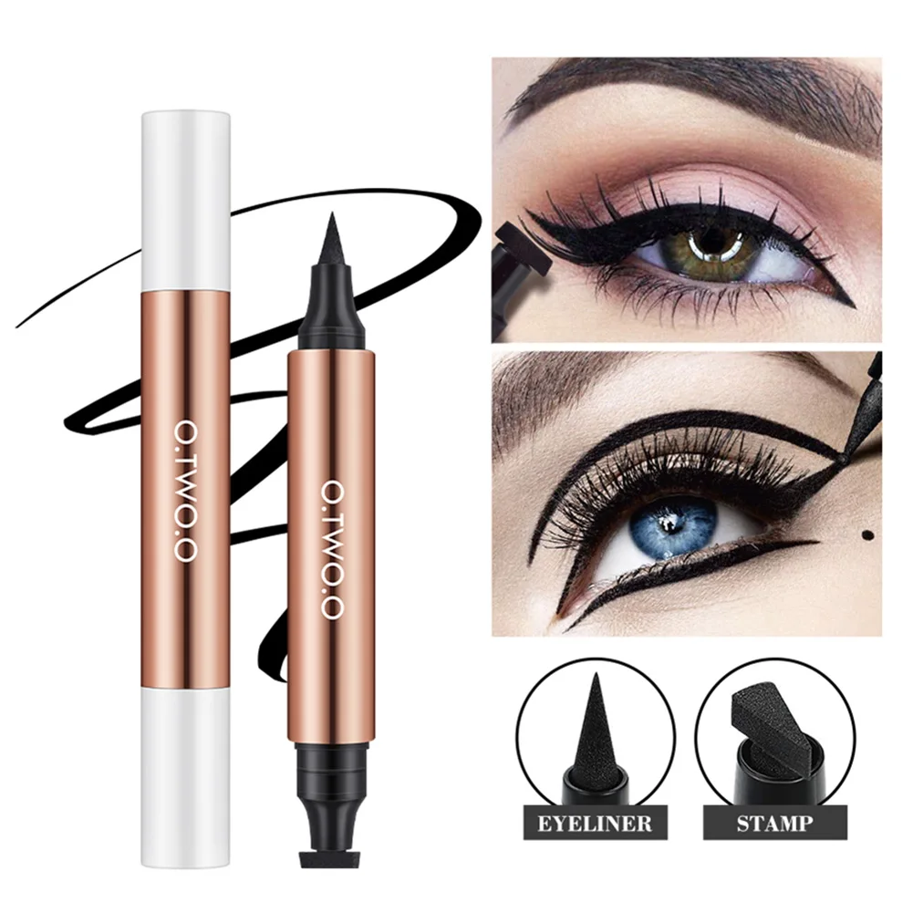 2 in 1 Winged Eyeliner Stamp Double-Ended Eyeliner Pen Fast Dry Long Lasting Eye Liner Black Cat Eye Makeup Eyeliner pen
2 in 1 Winged Eyeliner Stamp Double-Ended Eyeliner Pen Fast Dry Long Lasting Eye Liner Black Cat Eye Makeup Eyeliner pen