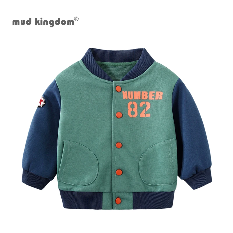 Mudkingdom Little Boy Bomber Jacket Cute Letter Printing Patchwork Ribbed Long Sleeve Outerwear for Kids Clothes Spring Autumn
Mudkingdom Little Boy Bomber Jacket Cute Letter Printing Patchwork Ribbed Long Sleeve Outerwear for Kids Clothes Spring Autumn