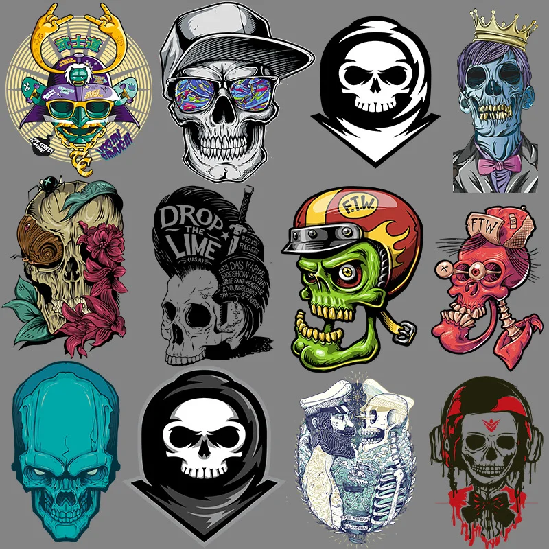 Fashion Punk Skull Patches Print On T-shirt A-level Washable Iron On Transfer Colorful Sugar Skull Thermal Patches Decor
Fashion Punk Skull Patches Print On T-shirt A-level Washable Iron On Transfer Colorful Sugar Skull Thermal Patches Decor