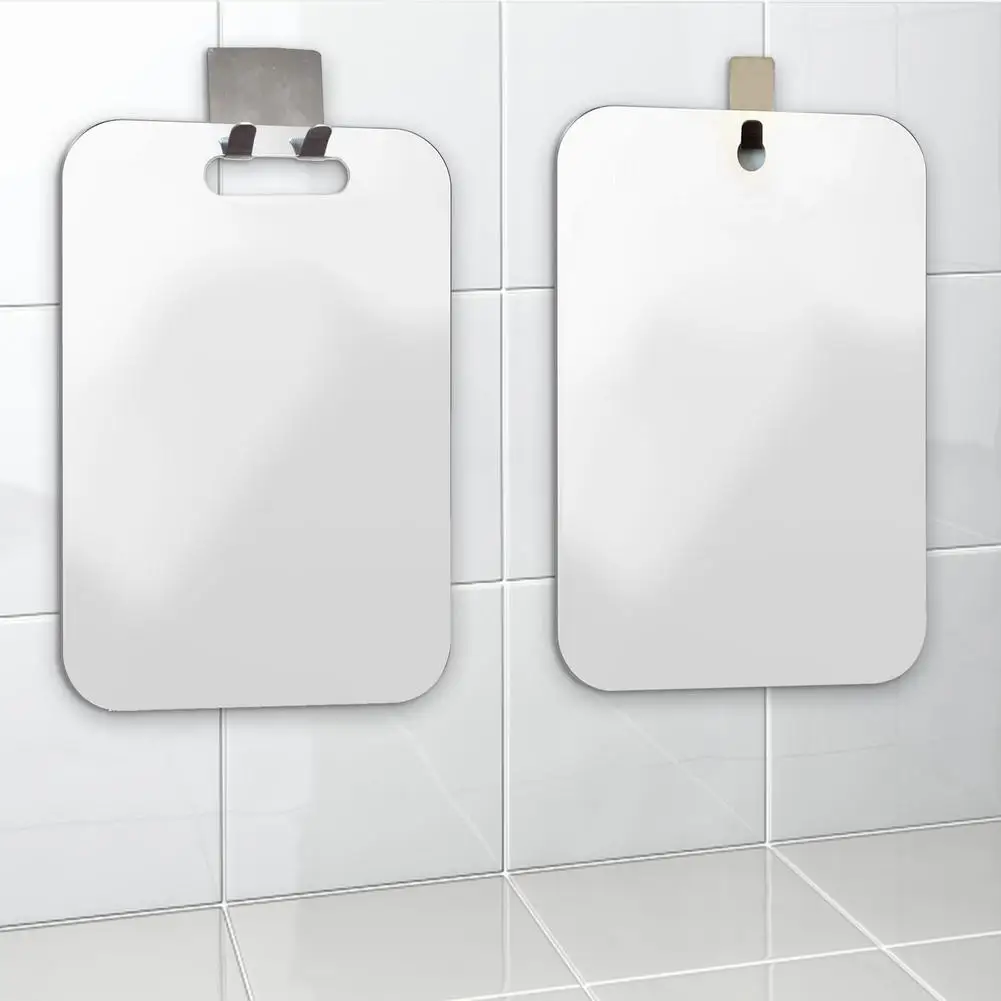 Shower Mirror Fogless For Shaving Anti-Fog Mirror With Razor Holder Shatterproof Fogless Mirror For Shaving Bathroom Accessories 
Shower Mirror Fogless For Shaving Anti-Fog Mirror With Razor Holder Shatterproof Fogless Mirror For Shaving Bathroom Accessories