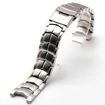 Watchband for Casio EF-524 5051 Series Men's Strap Belt 22mm Solid Stainless Steel Watch Accessories Band Bracelet
Watchband for Casio EF-524 5051 Series Men's Strap Belt 22mm Solid Stainless Steel Watch Accessories Band Bracelet