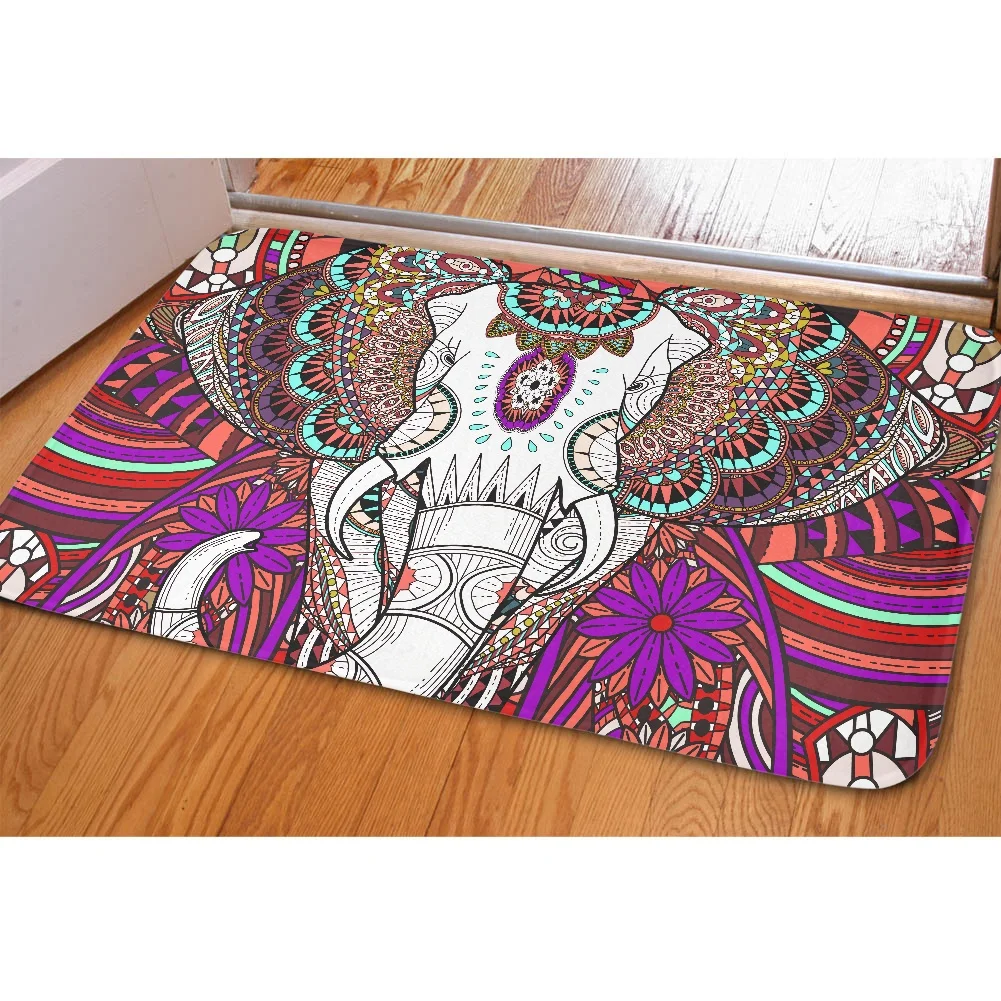 Vintage Indian Elephant Print Anti-slip Bath Mats Soft Plush Doormat Alfombra Bohemian Carpet for Living Room Ethnic Home Decor
Vintage Indian Elephant Print Anti-slip Bath Mats Soft Plush Doormat Alfombra Bohemian Carpet for Living Room Ethnic Home Decor