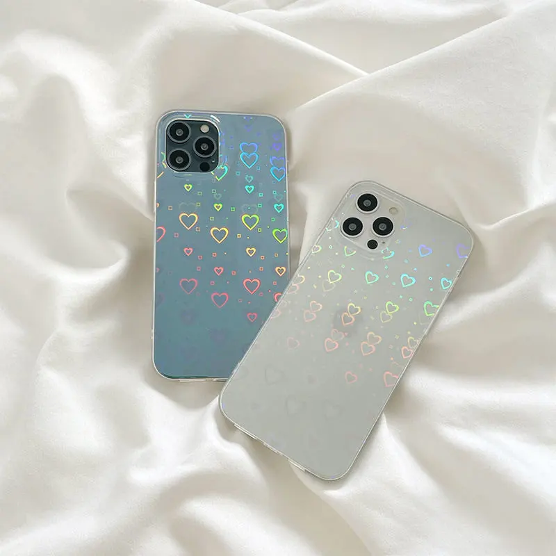 Sumgo 2021 Fashion Gradient Laser Love Heart Clear Phone Case For iPhone 11 12 Pro Max X XS XR 7 8 Plus SE 2020 Cover 13
Sumgo 2021 Fashion Gradient Laser Love Heart Clear Phone Case For iPhone 11 12 Pro Max X XS XR 7 8 Plus SE 2020 Cover 13