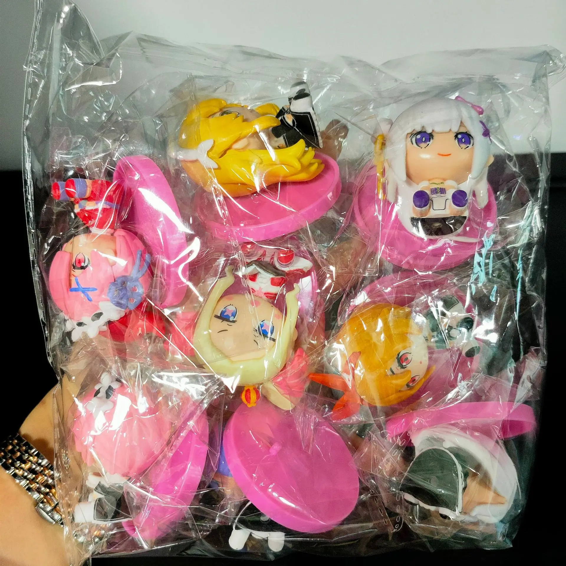 8pcs/set Anime Life in a different world from zero PVC Model Maid Subaru Natsuki Emilia Rem Ram Action Figures Toys
8pcs/set Anime Life in a different world from zero PVC Model Maid Subaru Natsuki Emilia Rem Ram Action Figures Toys