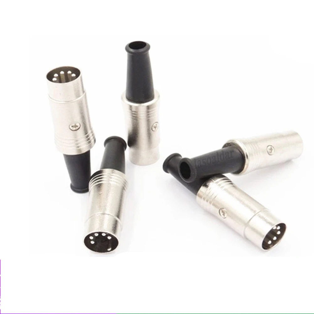 5 Pin DIN Midi Connector Cable Lead Audio Adapter Male Inline Plug 60 X 16mm Dia Silver Plated Contacts Instrument Accessories
5 Pin DIN Midi Connector Cable Lead Audio Adapter Male Inline Plug 60 X 16mm Dia Silver Plated Contacts Instrument Accessories