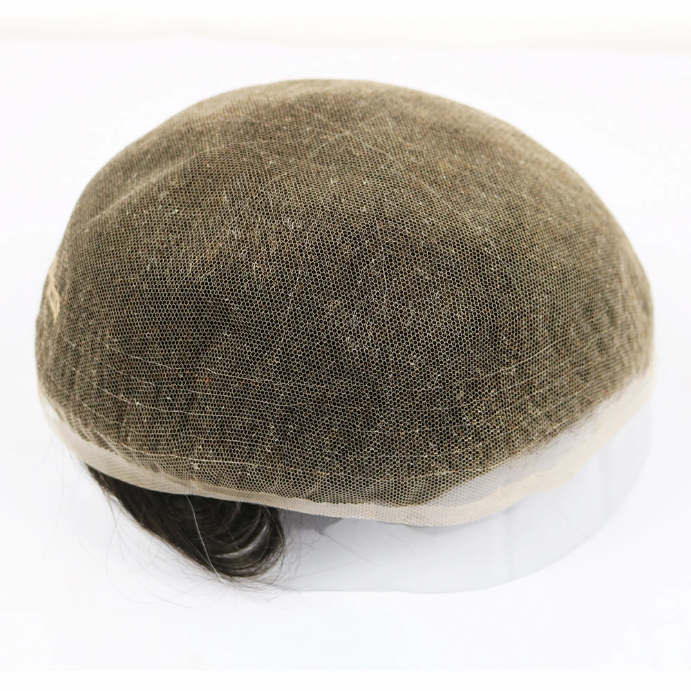 Toupee for Men Human Hair Full French Lace 8×10 Inches Base Man's Hair Replacement Systems Soft Bleached Lace Hairpiece
Toupee for Men Human Hair Full French Lace 8×10 Inches Base Man's Hair Replacement Systems Soft Bleached Lace Hairpiece