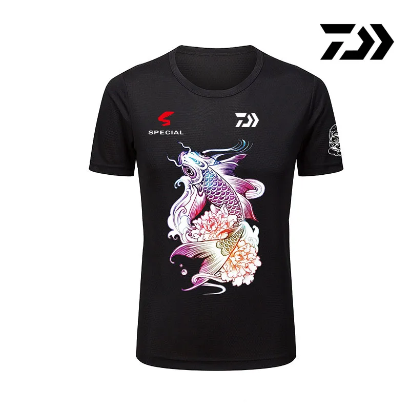 Summer Daiwa Clothing for Fishing Camouflage Outdoor Fishing Tshirt Breathable Letter Short Sleeve Top Sport Quality Fishing Tee
Summer Daiwa Clothing for Fishing Camouflage Outdoor Fishing Tshirt Breathable Letter Short Sleeve Top Sport Quality Fishing Tee