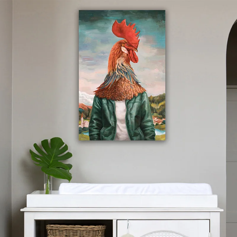 Abstract Animal Farm Posters And Prints Vintage Chicken Pig Goat Canvas Painting Home Wall Art Pictures Living Room Decoration
Abstract Animal Farm Posters And Prints Vintage Chicken Pig Goat Canvas Painting Home Wall Art Pictures Living Room Decoration