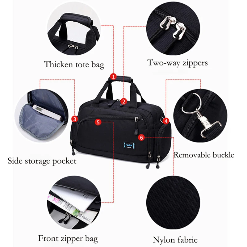 Gym Bags Men Sports Fitness Pack Cylinder One Shoulder Sport Bag Women's Handbags Travel Bags Nylon Waterproof Handbag Package
Gym Bags Men Sports Fitness Pack Cylinder One Shoulder Sport Bag Women's Handbags Travel Bags Nylon Waterproof Handbag Package