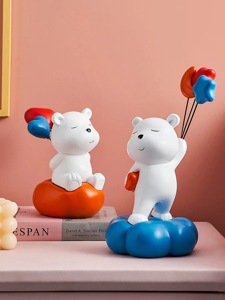 Home Decoration Accessories Lovely Balloon Bear Ornament Nordic Style Children's Room Decoration Office Desk Accessories Gift
Home Decoration Accessories Lovely Balloon Bear Ornament Nordic Style Children's Room Decoration Office Desk Accessories Gift