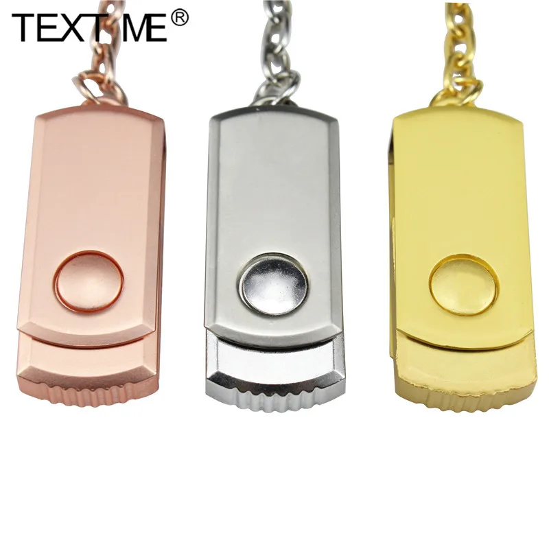 TEXT ME 100% real capacity metal model usb2.0 4GB 8GB 16GB 32GB pen drive USB Flash Drive 64GB creative Pendrive 360 rotation
TEXT ME 100% real capacity metal model usb2.0 4GB 8GB 16GB 32GB pen drive USB Flash Drive 64GB creative Pendrive 360 rotation