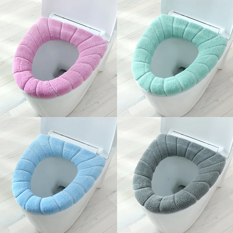 Winter Warm Toilet Seat Cover Closestool Mat 1Pcs Washable Bathroom Accessories Knitting Pure Color Soft O-shape Pad Toilet Seat
Winter Warm Toilet Seat Cover Closestool Mat 1Pcs Washable Bathroom Accessories Knitting Pure Color Soft O-shape Pad Toilet Seat