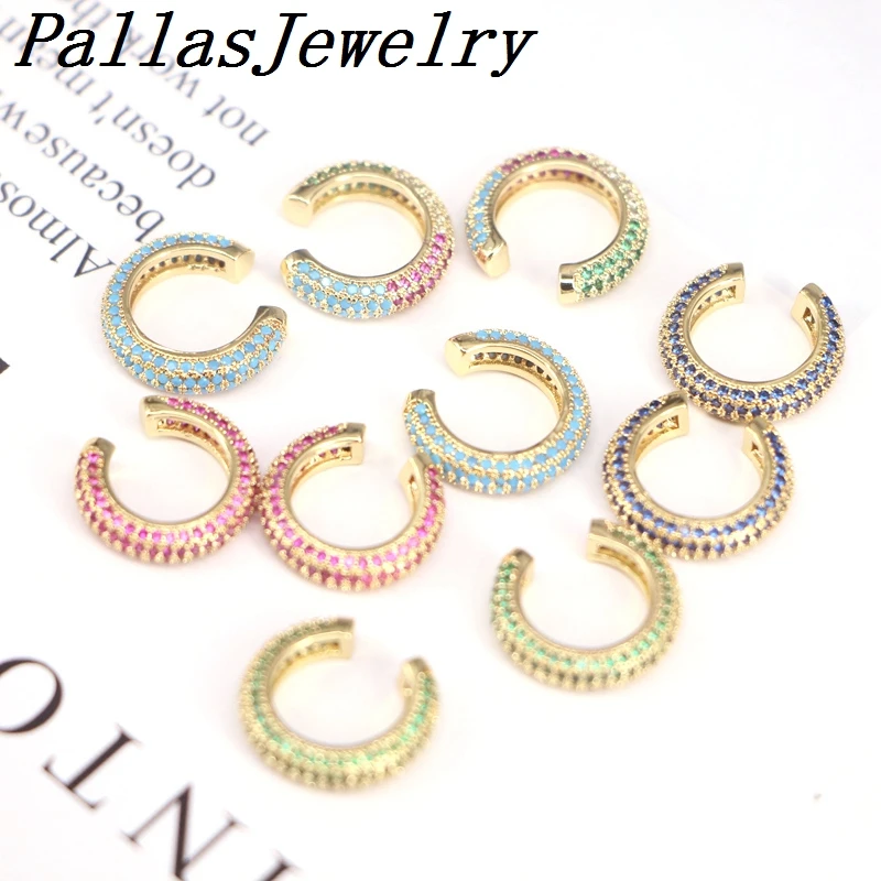 4Pairs 15mm Cubic Zirconia Ear Cuff Circle Crystal Clip On Earrings C Shaped No Pierced Stackable Earcuffs Jewelry
4Pairs 15mm Cubic Zirconia Ear Cuff Circle Crystal Clip On Earrings C Shaped No Pierced Stackable Earcuffs Jewelry