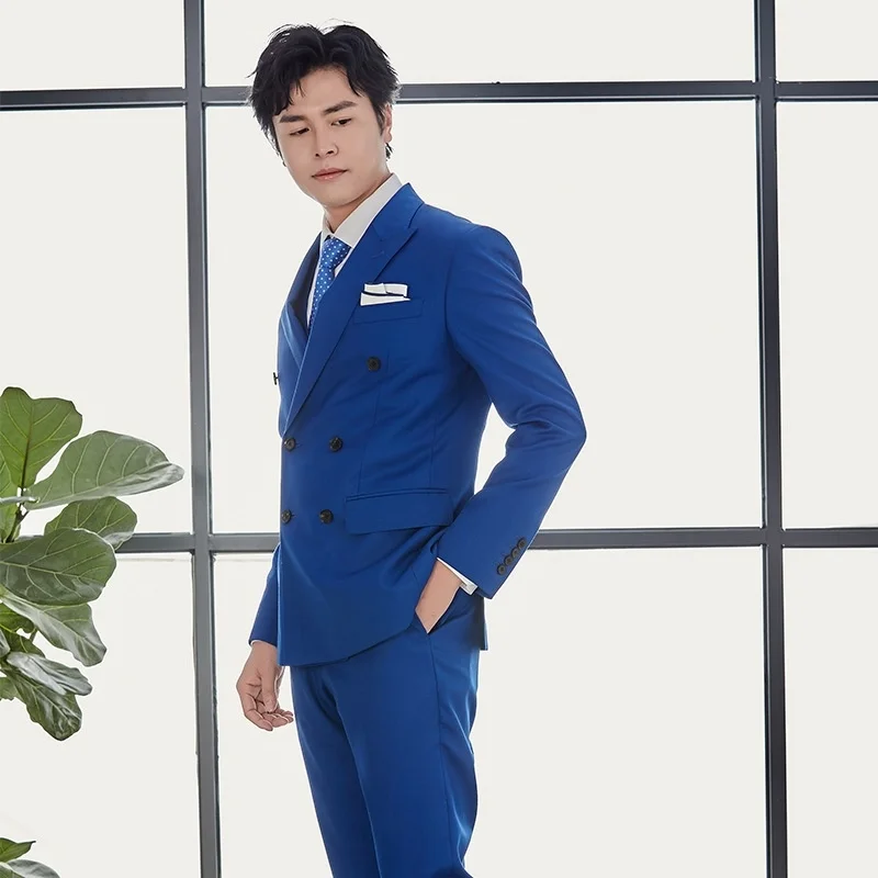 Autumn and winter new suit blue professional suit men's work clothes sales suit
Autumn and winter new suit blue professional suit men's work clothes sales suit