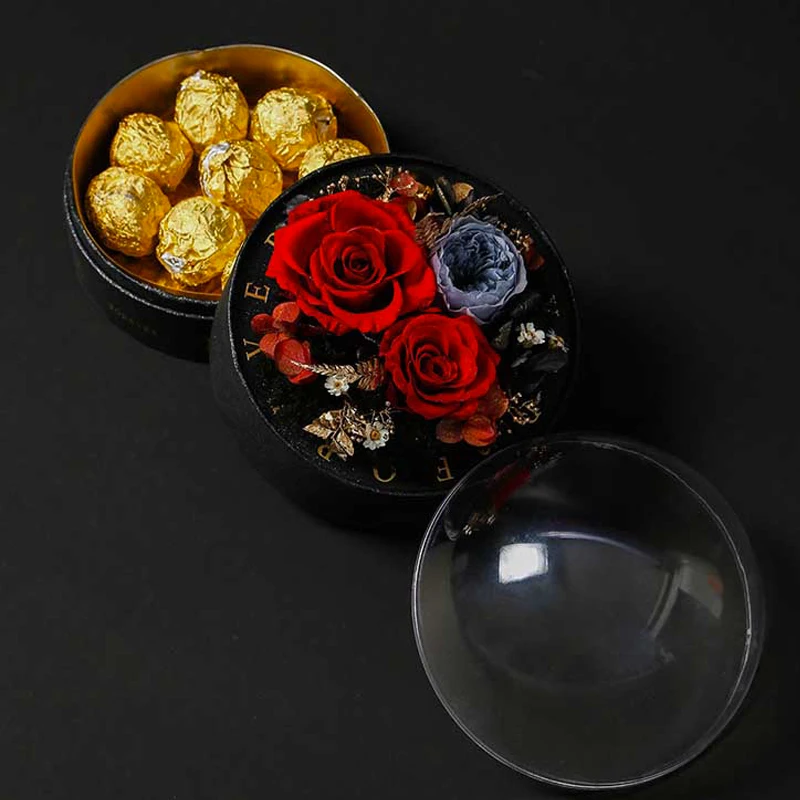 2 Tiers Chocolates Flower Gift Box Wedding Festival Valentine's Day Gift Box Snacks Candy Storage Box Party Decor Container Case
2 Tiers Chocolates Flower Gift Box Wedding Festival Valentine's Day Gift Box Snacks Candy Storage Box Party Decor Container Case