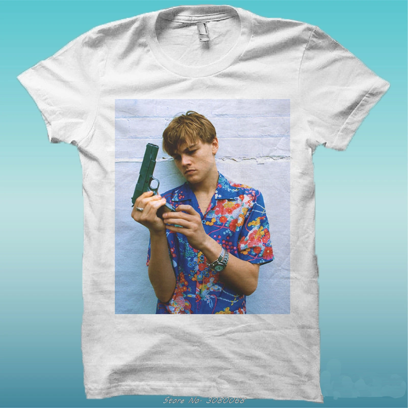 Футболка "Леонардо Ди Каприо Ромео" The Happiness Is Han My Shirt новые мужские хлопковые