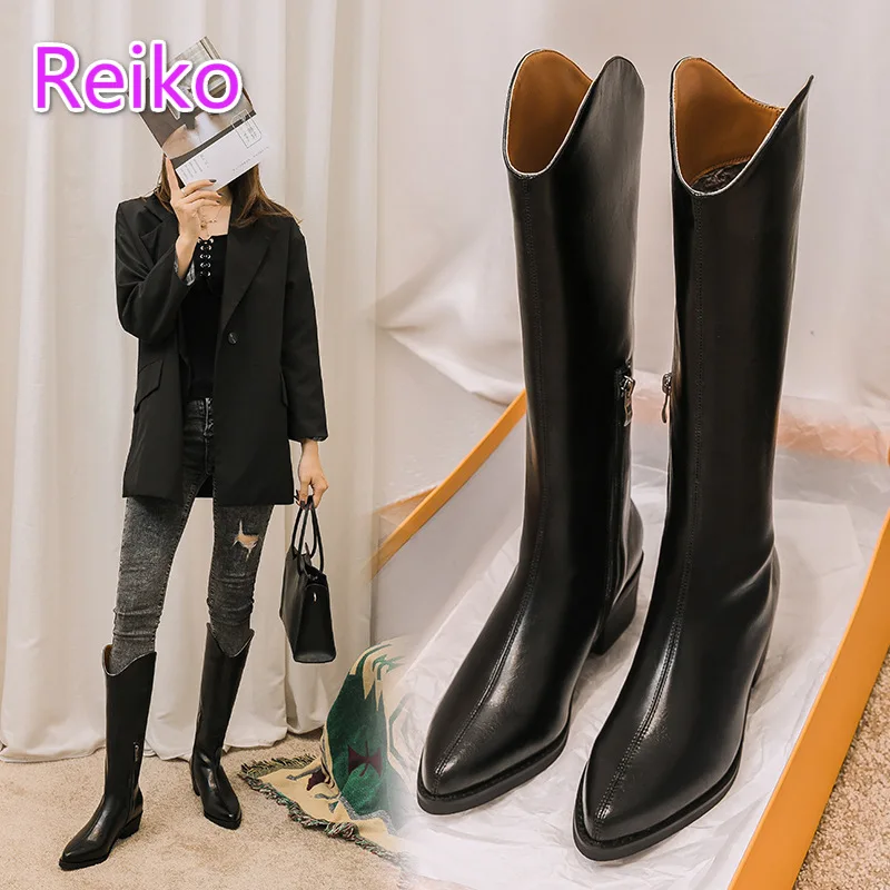 Western Cowboy Boot Women Pointed Small High Boots 2021 Winter Slimming Chunky Heel Height Increasing Insole Retro Boots Women
Western Cowboy Boot Women Pointed Small High Boots 2021 Winter Slimming Chunky Heel Height Increasing Insole Retro Boots Women