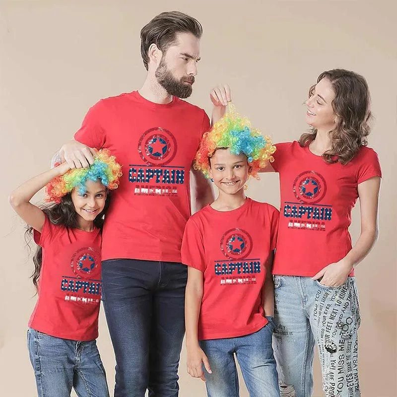 Father Son Mother Daughter Matching Clothes Short-sleeved T-shirt Daddy Mom and Me Family Look mommy and me Clothes Summer Dress
Father Son Mother Daughter Matching Clothes Short-sleeved T-shirt Daddy Mom and Me Family Look mommy and me Clothes Summer Dress