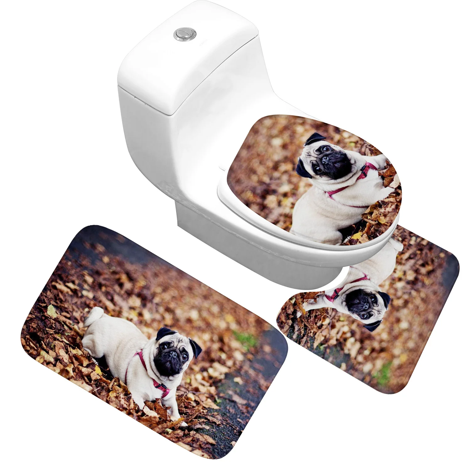 Zeegle Pet Dog Bathroom 3pcs Carpet Floor Mats Bathroom Flannel Non Slip Bath Mat Carpet for Bathroom and Toilet
Zeegle Pet Dog Bathroom 3pcs Carpet Floor Mats Bathroom Flannel Non Slip Bath Mat Carpet for Bathroom and Toilet