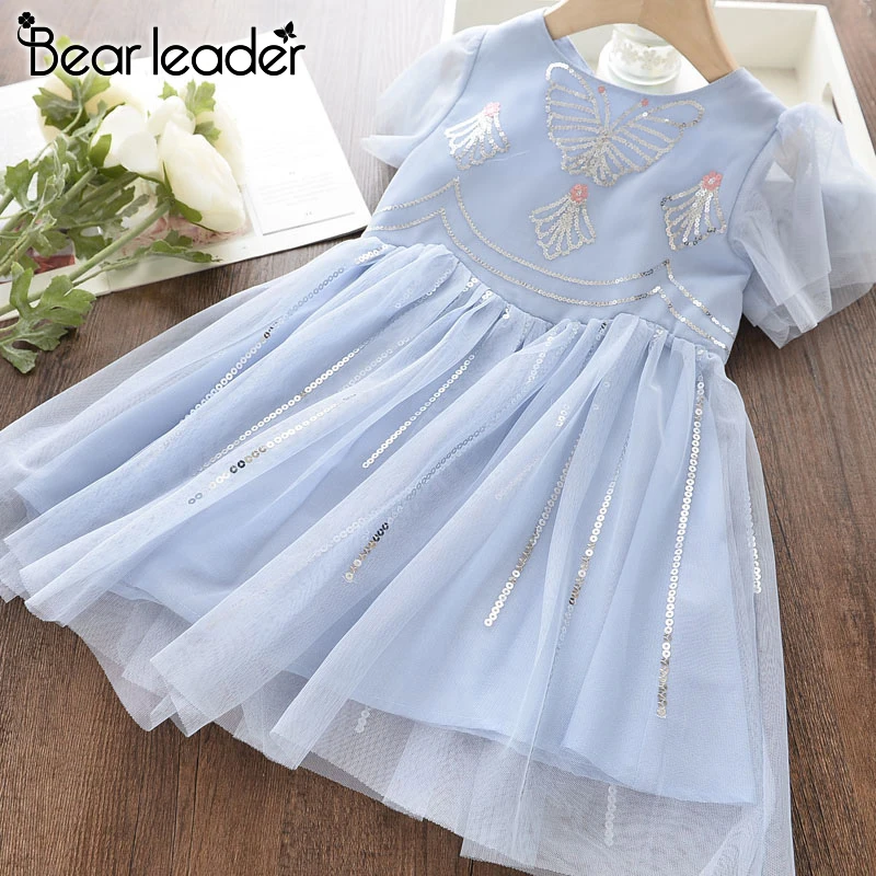 Bear Leader/Детские платья для девочек новые летние детские вечерние бальное платье с