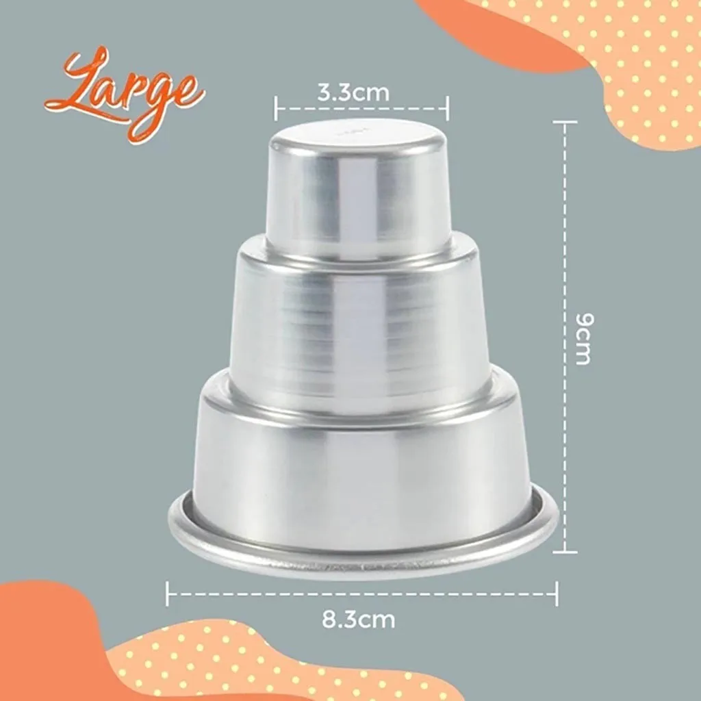 Mini Three-tiered Cake Pan Maker Pudding Mold Muffin Decorating Mould Tools Dessert Kitchen Homemade Diy Mould Baking Reusable
Mini Three-tiered Cake Pan Maker Pudding Mold Muffin Decorating Mould Tools Dessert Kitchen Homemade Diy Mould Baking Reusable