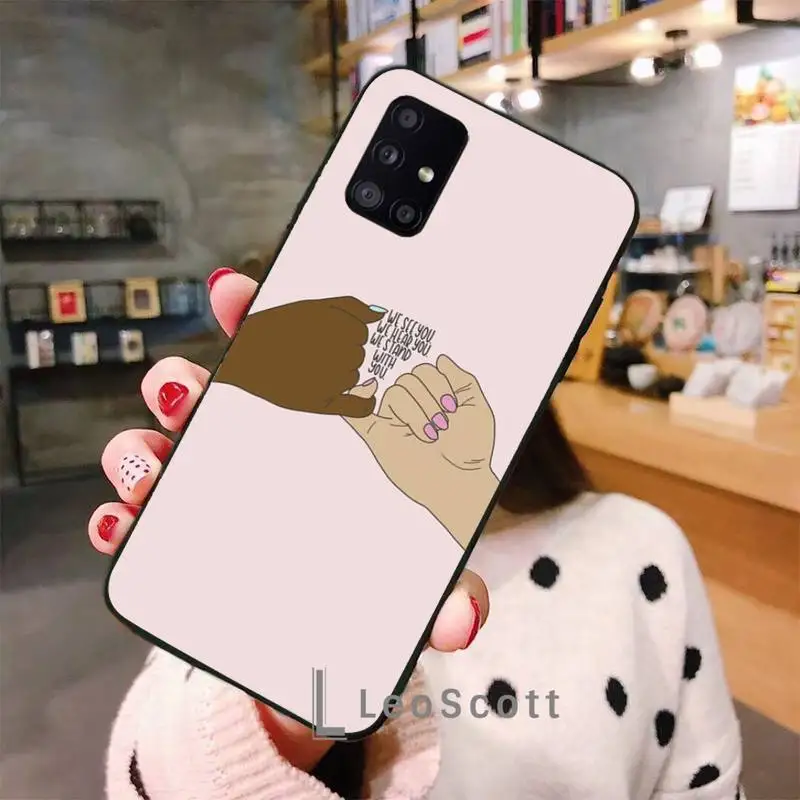 Black Lives Matter BLM Phone Case For Samsung A32 A51 A52 A71 A50 A12 A21S S10 S20 S21 Plus Fe Ultra
Black Lives Matter BLM Phone Case For Samsung A32 A51 A52 A71 A50 A12 A21S S10 S20 S21 Plus Fe Ultra