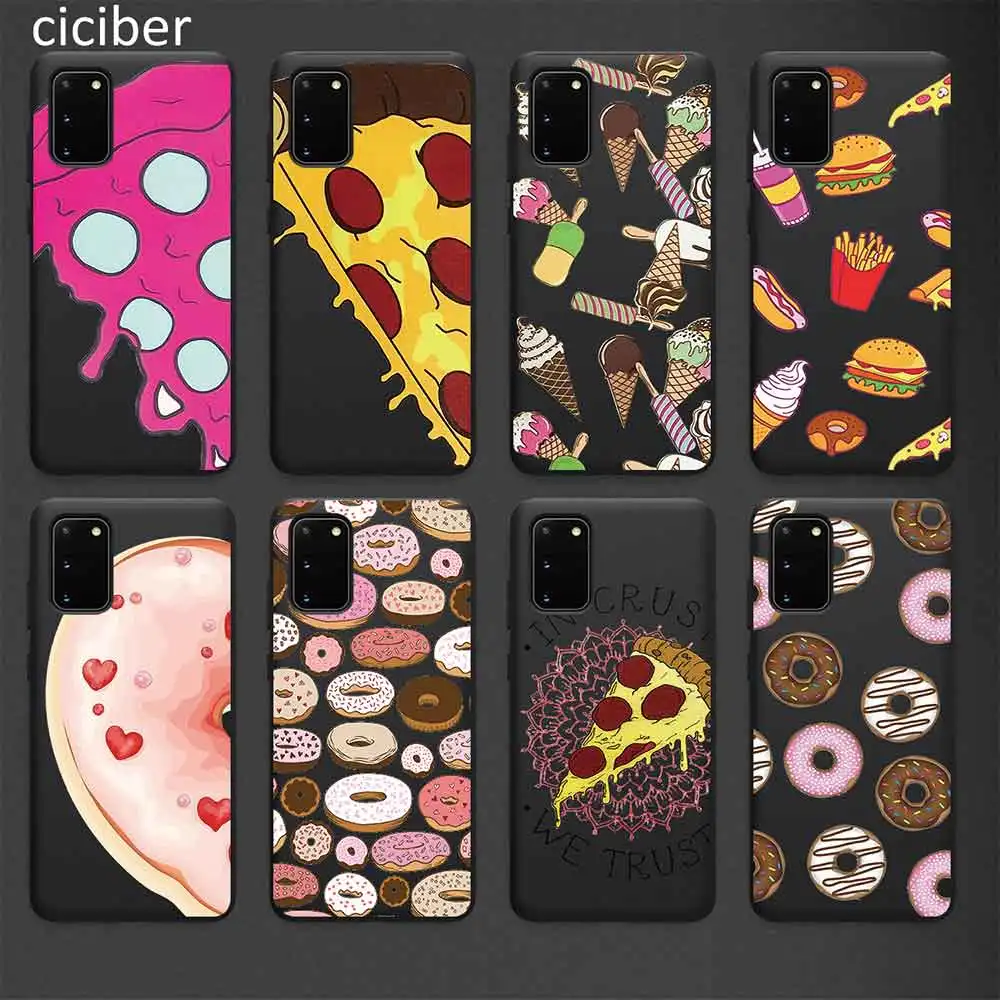 Pizza donut Case for Samsung A50 A51 A70 A71 A72 A21S A52 A02S A12 S10 S20 S9 S8 S21 Plus Ultra Note 20 10 Plus Soft Back Fundas
Pizza donut Case for Samsung A50 A51 A70 A71 A72 A21S A52 A02S A12 S10 S20 S9 S8 S21 Plus Ultra Note 20 10 Plus Soft Back Fundas