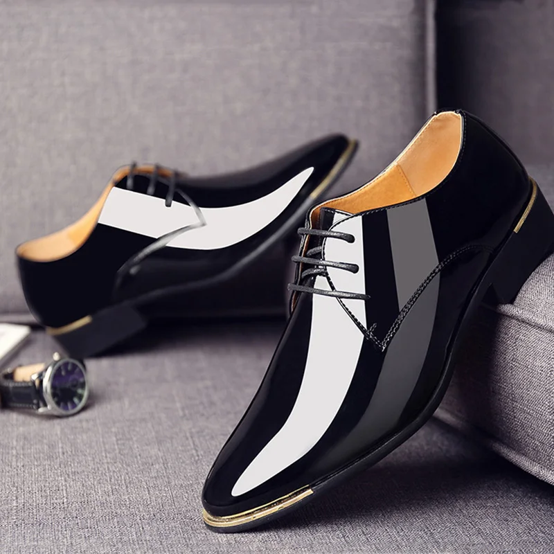 PU Leather Men's Shoes Plus Size 45-47 Superstar Luxury Men Shoe Lace Up Driving Shoes Gentleman Hot Sale Solid
PU Leather Men's Shoes Plus Size 45-47 Superstar Luxury Men Shoe Lace Up Driving Shoes Gentleman Hot Sale Solid