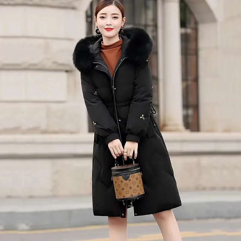 Women's Long Down Jacket Big Fur collar 2020 Winter Jacket Thick Warm Cold Jacket Casual Hooded Parka Overcoat Abrigo Mujer 3XL
Women's Long Down Jacket Big Fur collar 2020 Winter Jacket Thick Warm Cold Jacket Casual Hooded Parka Overcoat Abrigo Mujer 3XL